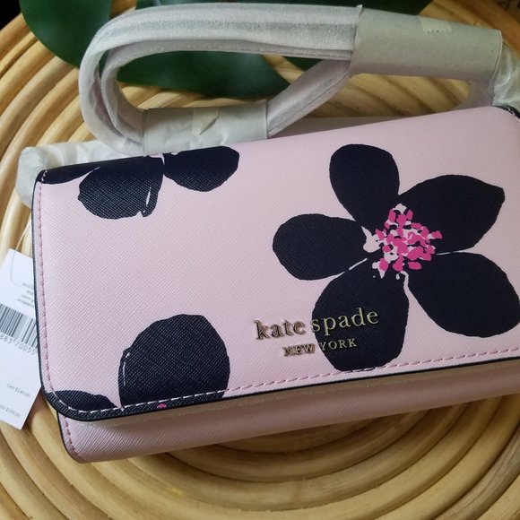 Small Flap Crossbody Kate Spade Grand Flora Pink - Picture 12 of 13